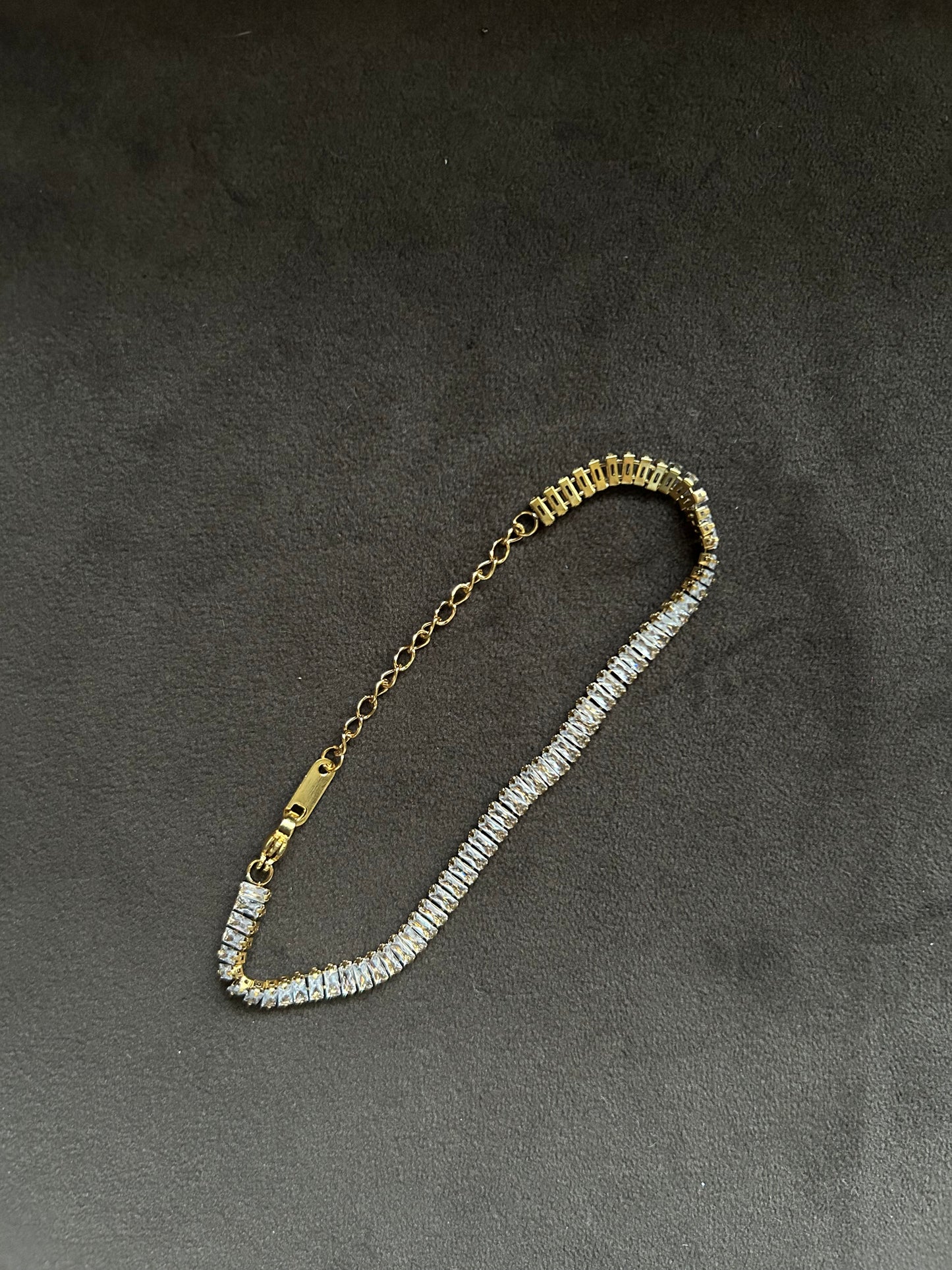 Rectangle Crystal Tennis