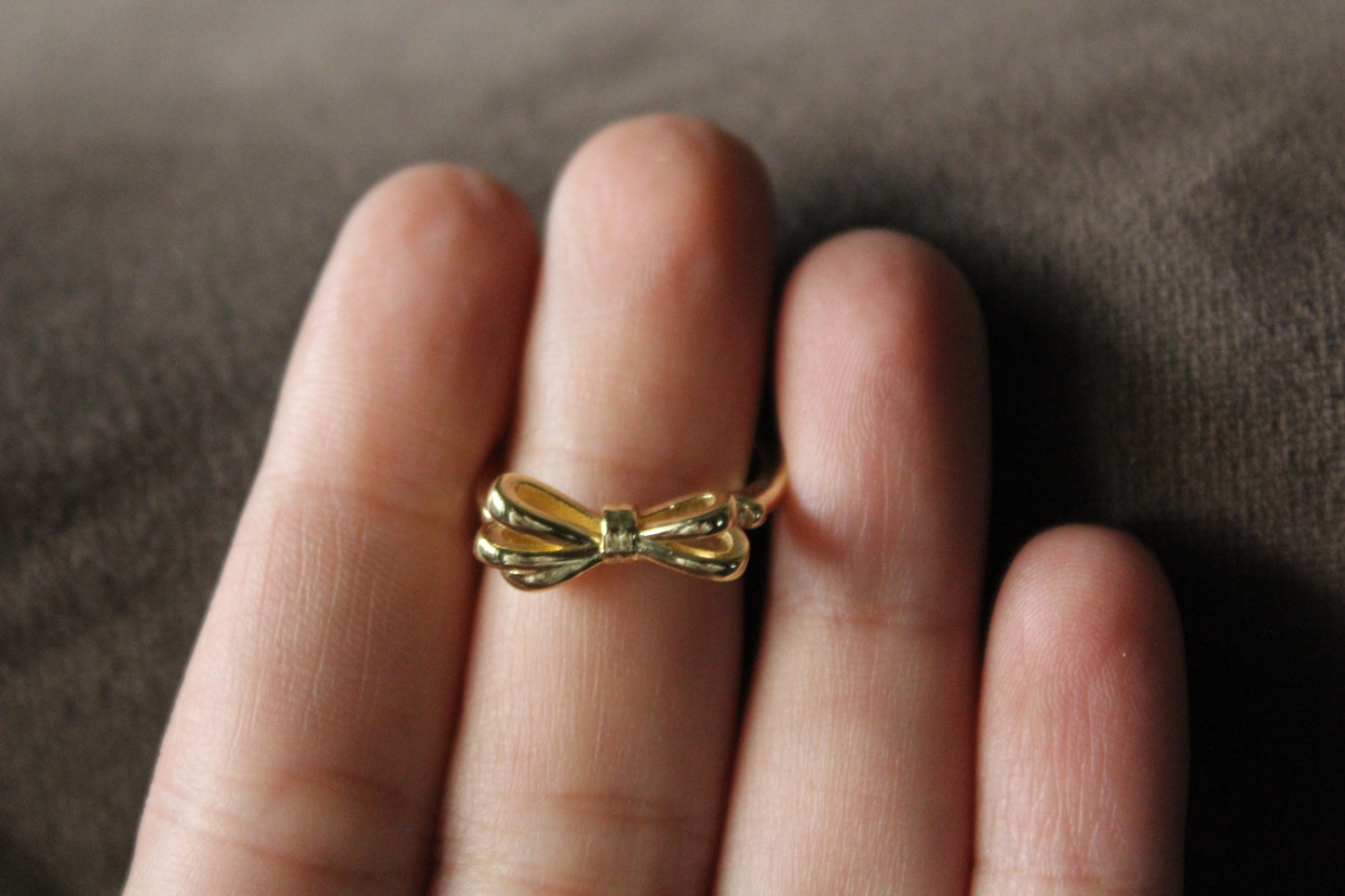 Knotted Bow ring
