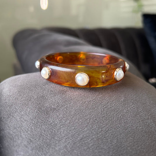 Stardust Resin Bangle