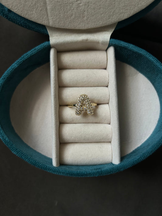 Studded A alpha Ring